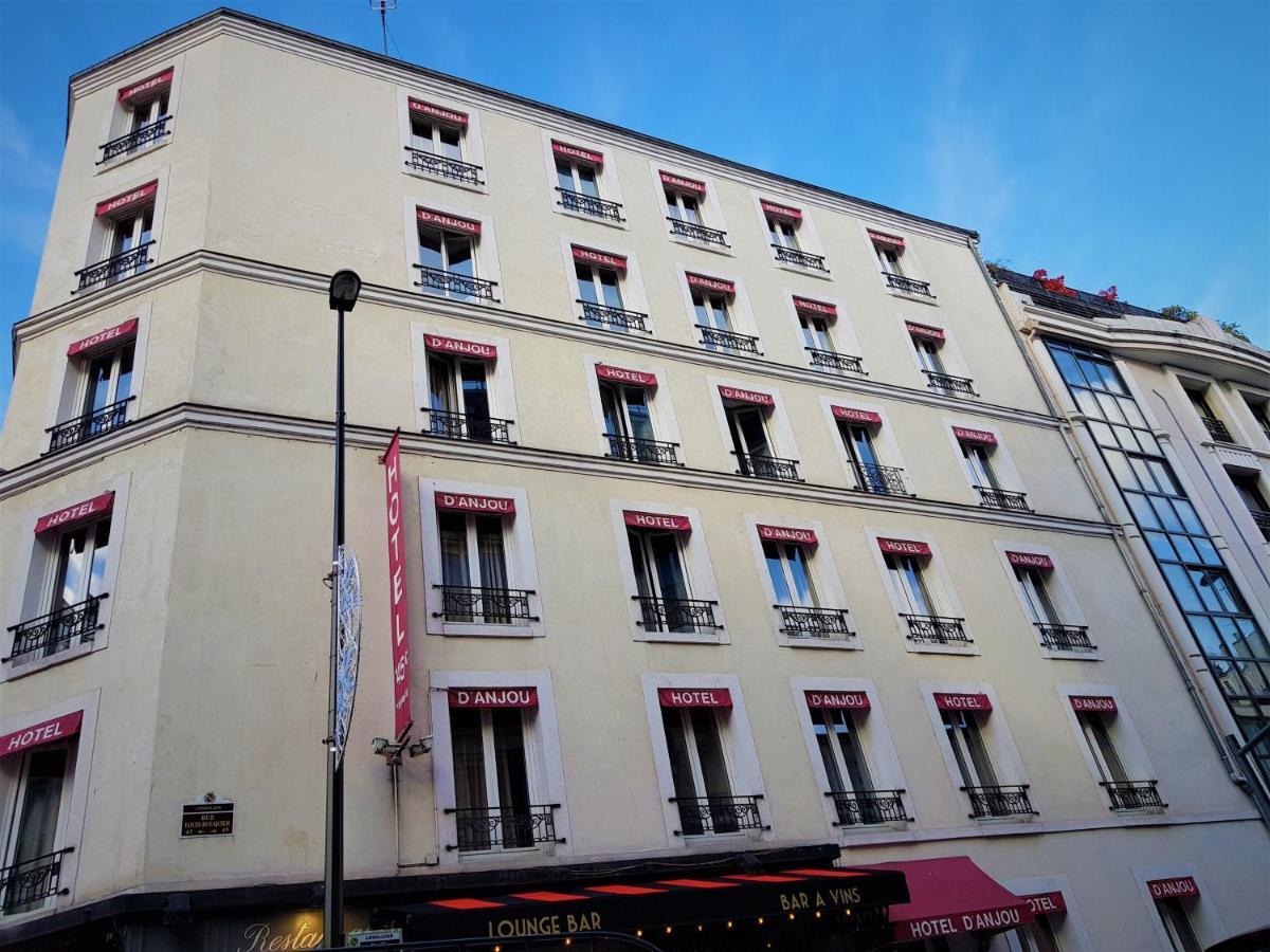 Hotel D'Anjou Levallois-Perret Bagian luar foto
